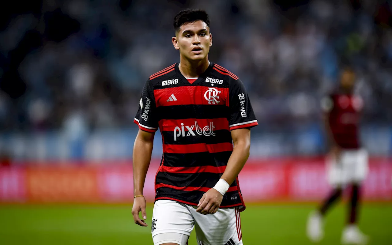 Alcaraz celebra primeiro gol pelo Flamengo e agradece Gerson