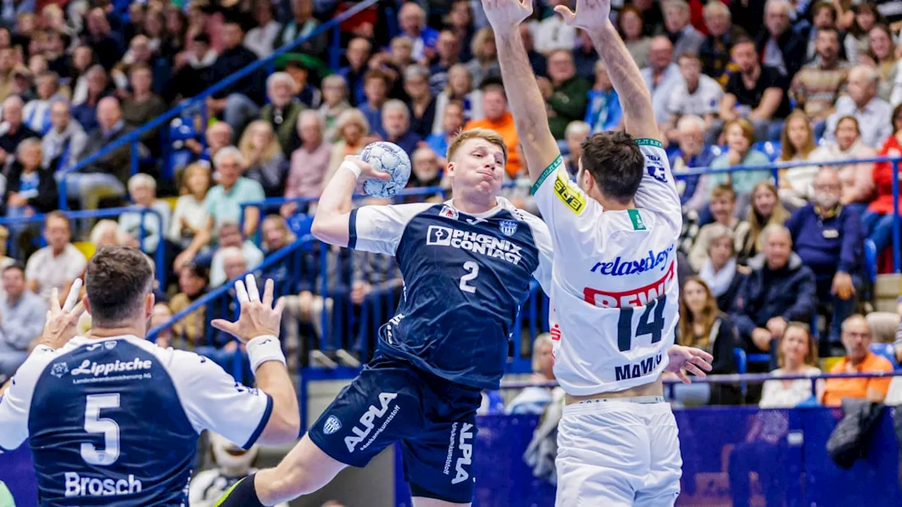 TBV Lemgo Lippe gegen SC DHfK Leipzig mit drittem Saisonsieg in der Handball-Bundesliga