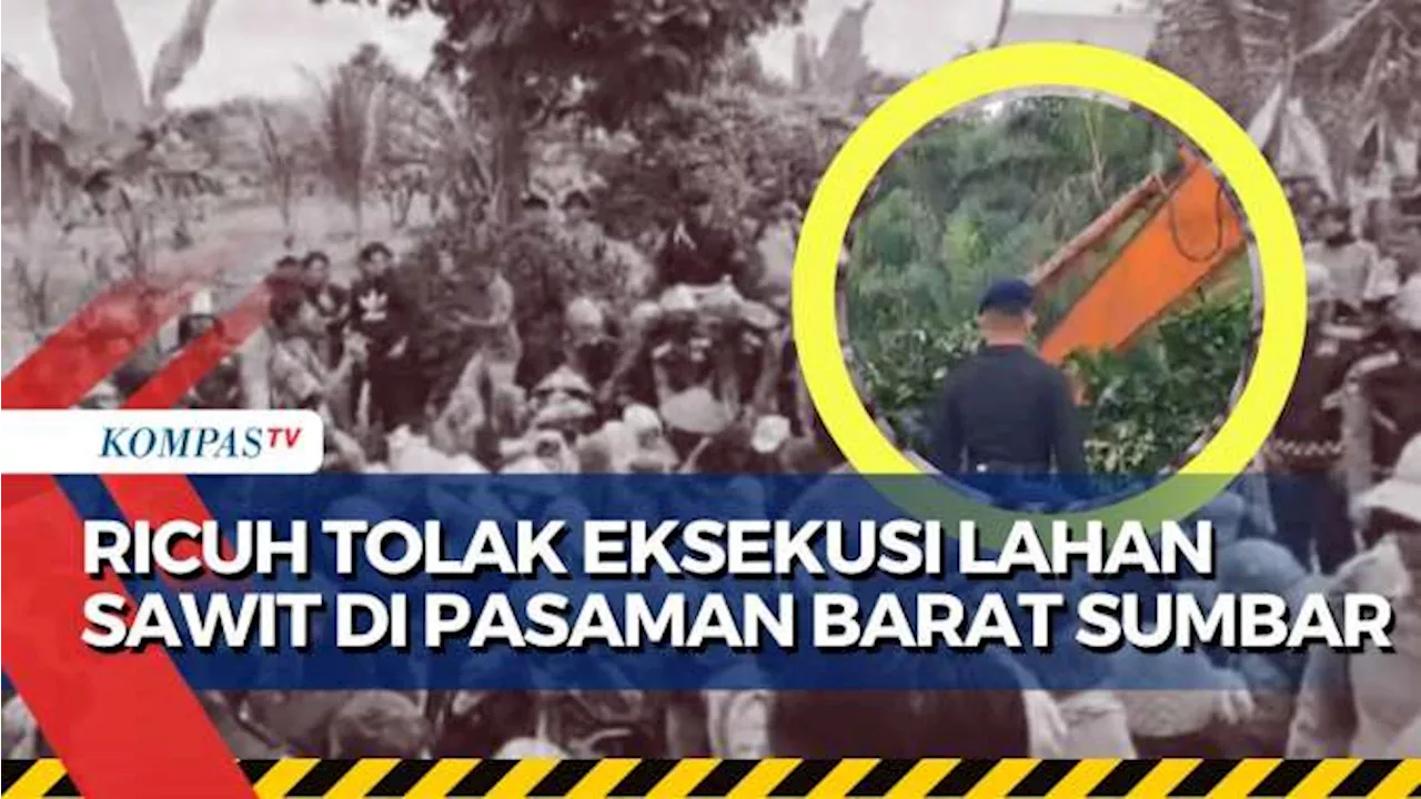 Ricuh Tolak Eksekusi Lahan Sawit di Sumbar, LBH Padang Sayangkan Polisi Tak Lindungi Warga