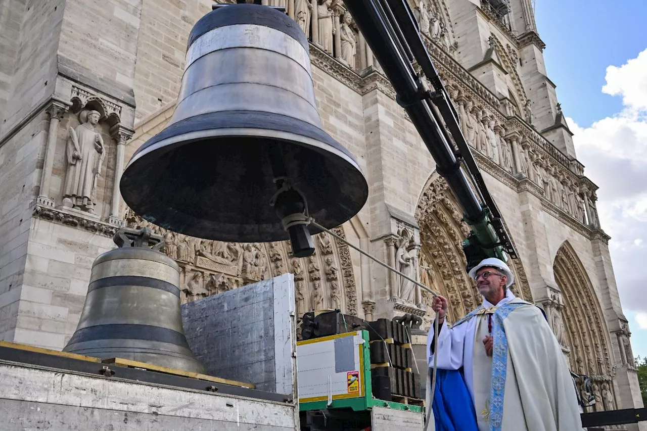 Chantier de Notre-Dame de Paris: la repose des huit cloches terminée