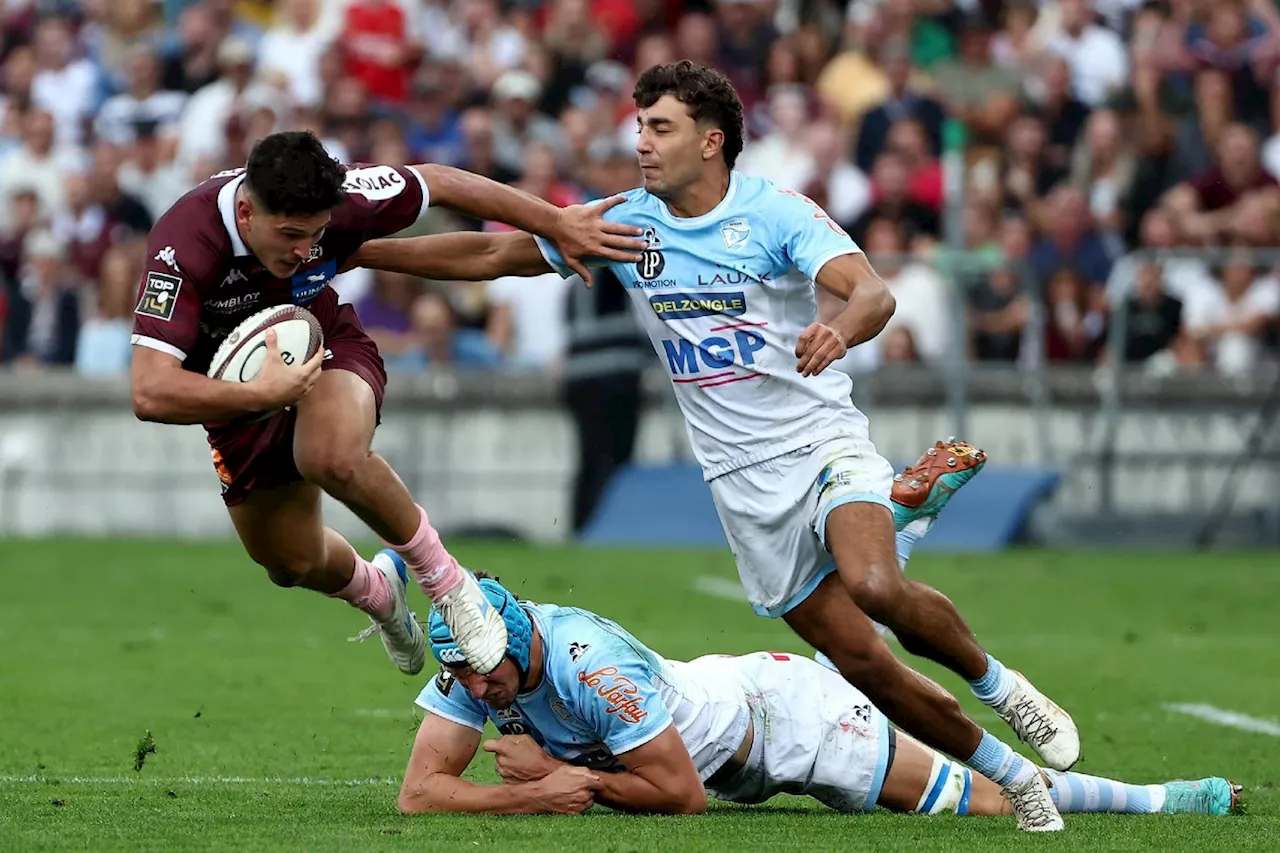 Top 14: Bordeaux-Bègles et La Rochelle en tête, les clubs franciliens soufflent