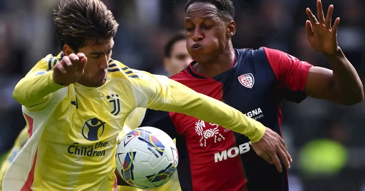 Yerry Mina provoca a la afición de Juventus tras empate del Cagliari