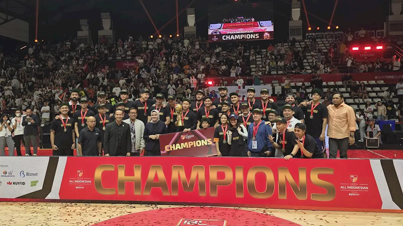 Comeback Gemilang, Pelita Jaya Juara IBL All Indonesian Cup 2024