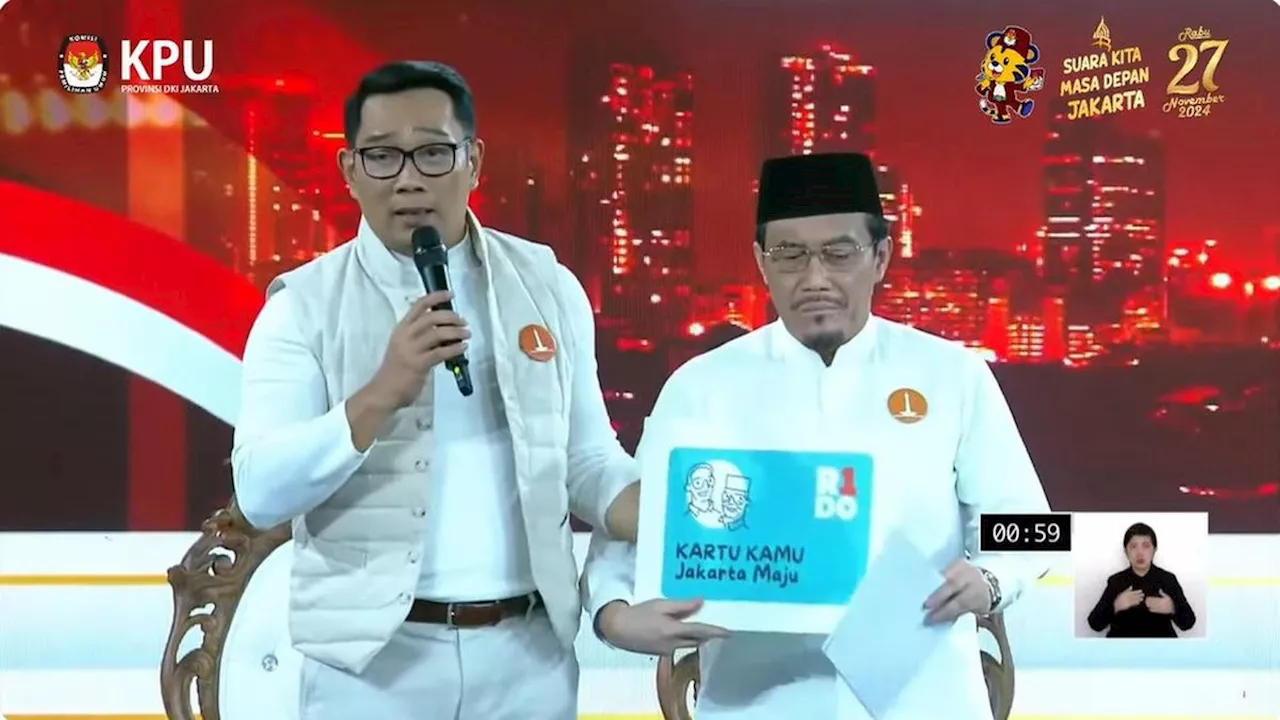 Ridwan Kamil Janjikan Perbanyak Co-Working dan Kopi Gratis Buat Gen Z di Debat Pilkada Jakarta