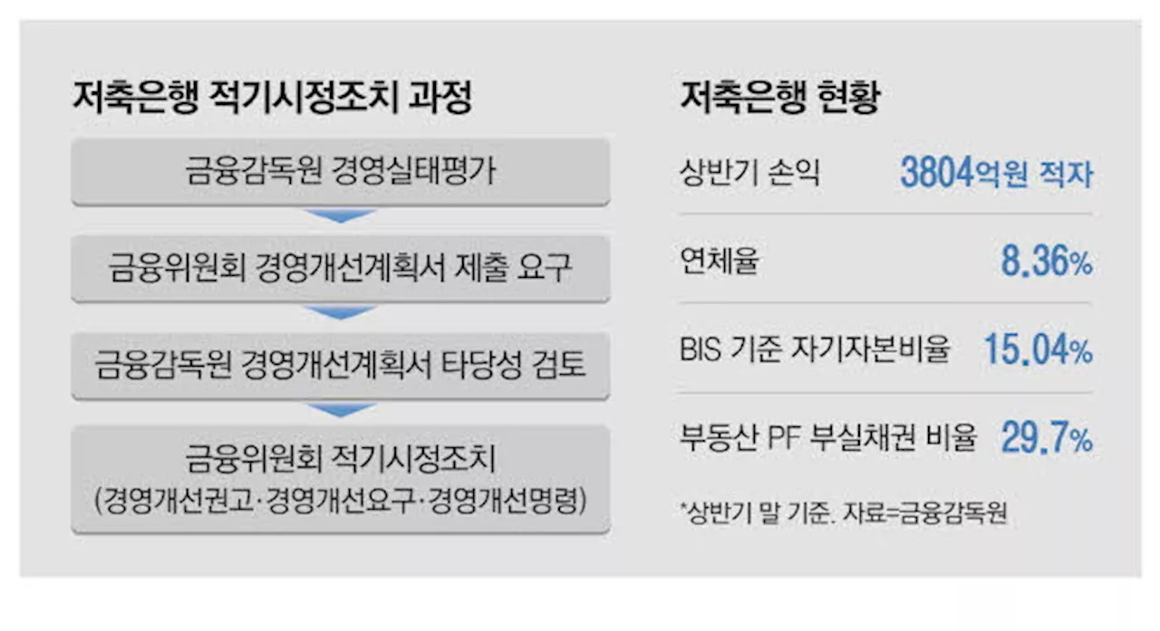 수술대 오른 부실저축銀 최다 5곳으로