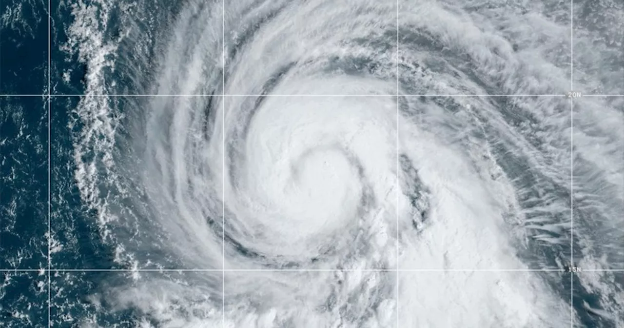 Met Office map of areas of UK 'at risk' of Hurricane Kirk disruption next week