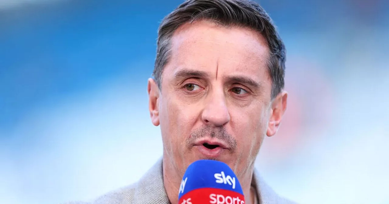 The reason Gary Neville is not on Sky Sports for Man Utd match