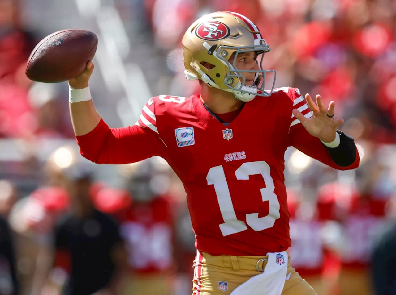 Live 49ers updates: Niners face Cardinals at scorching Levi’s Stadium