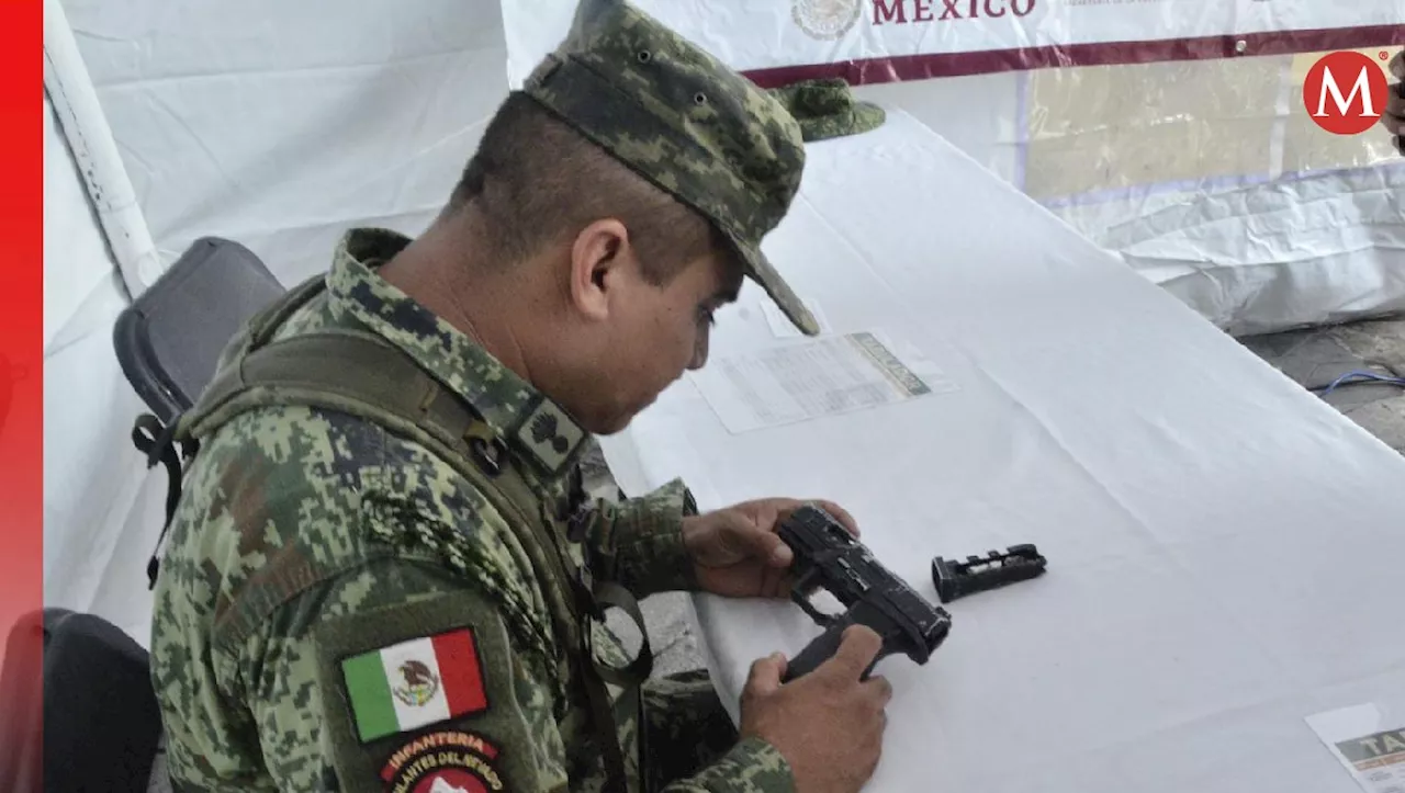 Suman casi mil armas y 700 granadas canjeadas en Edomex