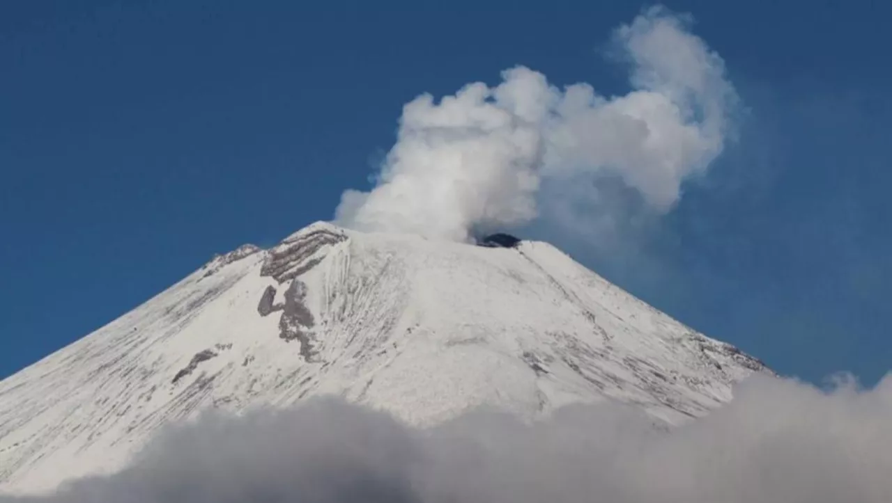 Volcán Popocatépetl HOY: Registra 548 minutos de tremor y caída de ceniza en Puebla