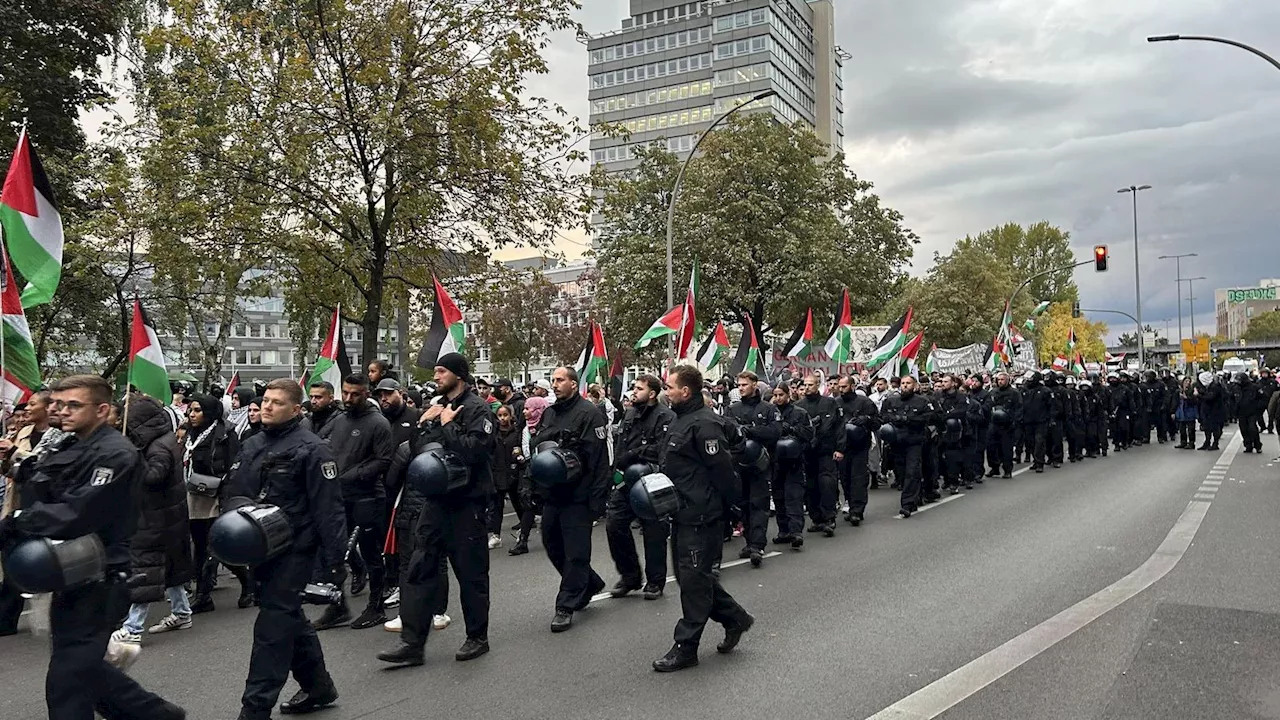 Gaza-Demonstration in Berlin: Polizei zieht erschreckende Bilanz