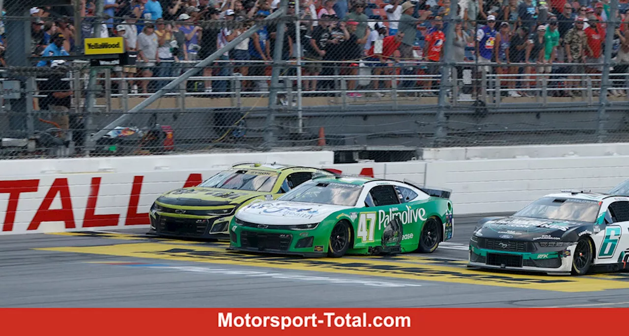 NASCAR Talladega: Ricky Stenhouse gewinnt Fotofinish nach Massencrash!