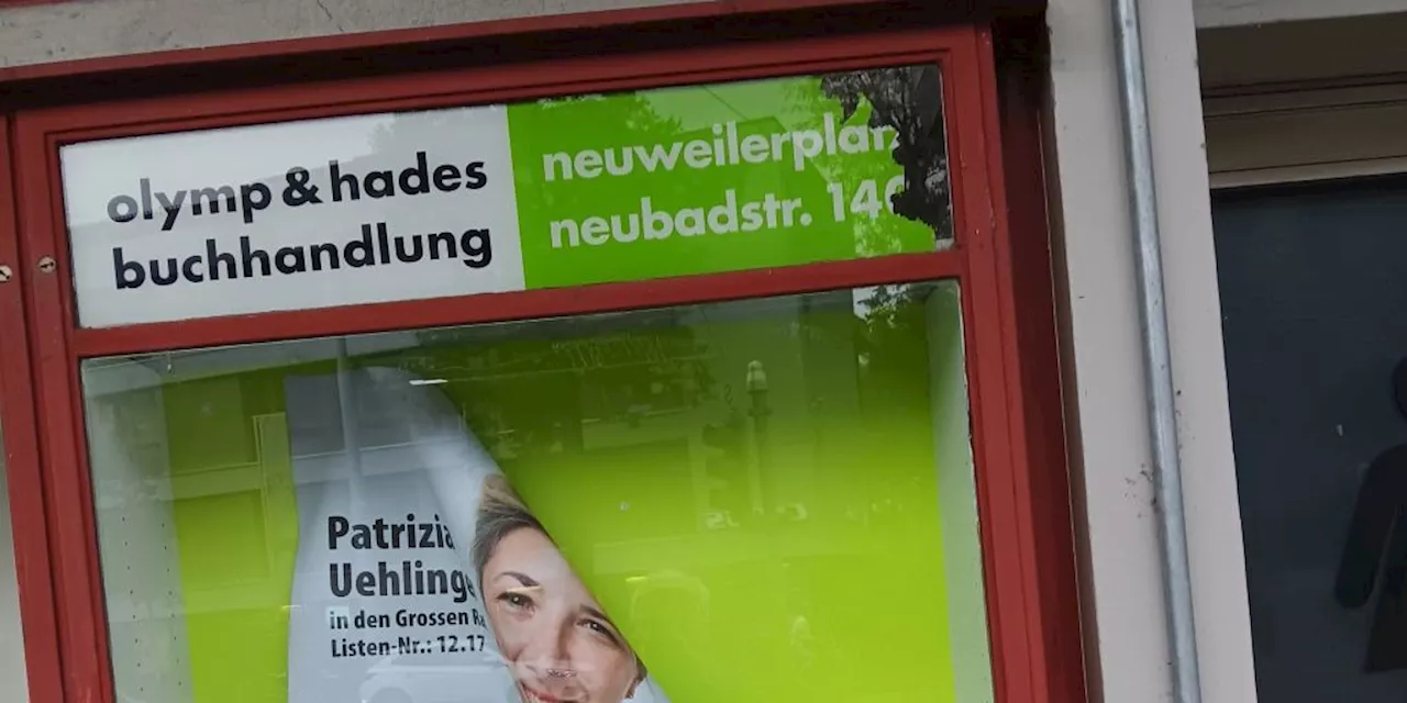 Wahlkampf in Basel: Ein SVP-Plakat in einem Schaukasten wirft Fragen auf