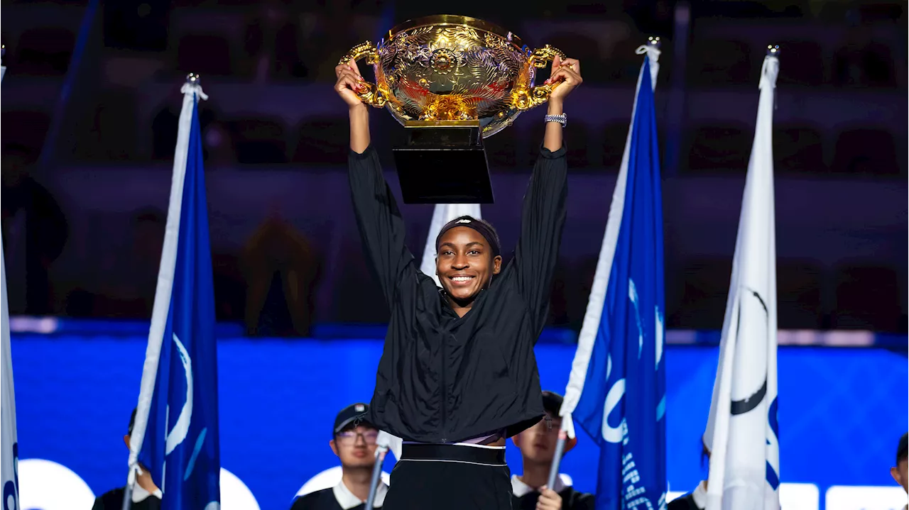 Coco Gauff wins China Open final in straight sets for second title of season