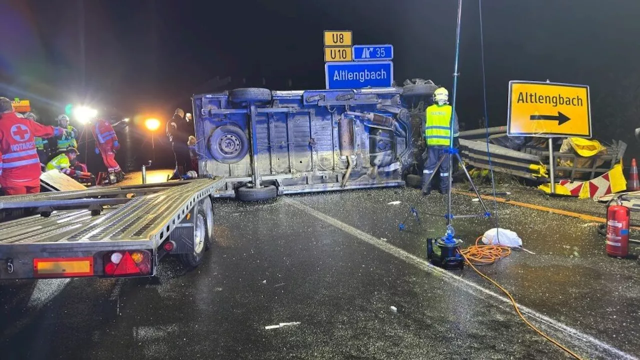 Mehrere Verletzte bei Unfällen auf der A 1 bei Altlengbach