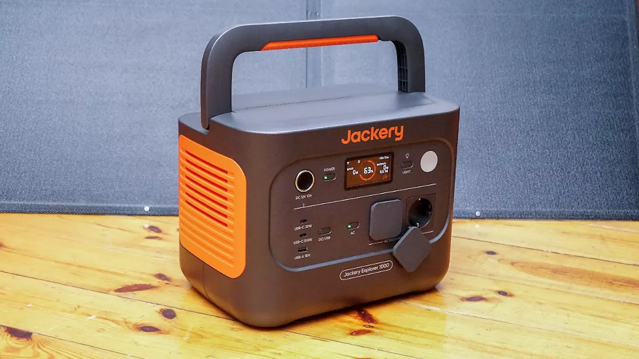 Powerstation Jackery Explorer 1000v2 und Solarpanel SolarSaga 100W im Test