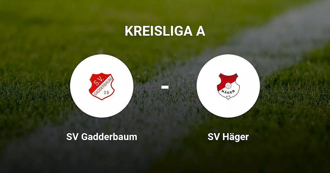 SV Gadderbaum im Duell gegen SV Häger klar überlegen