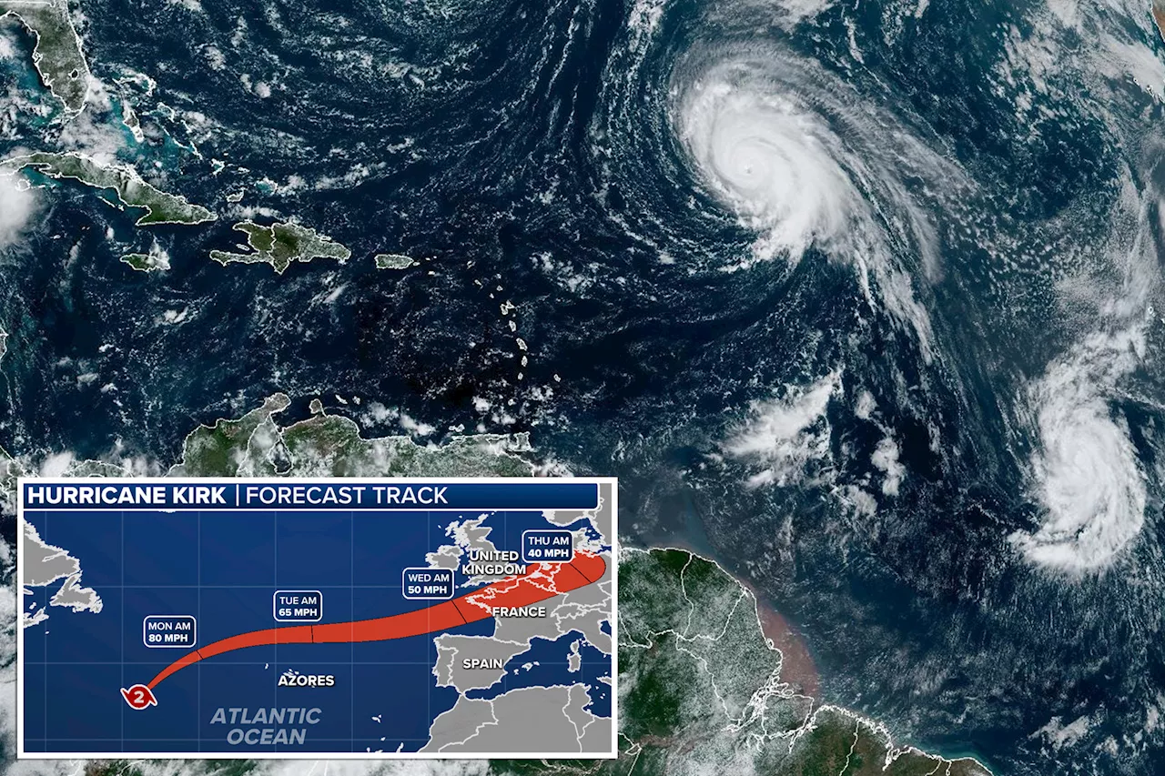 Hurricane Kirk Weakens But Still Threatens Europe With Heavy Rain and Winds