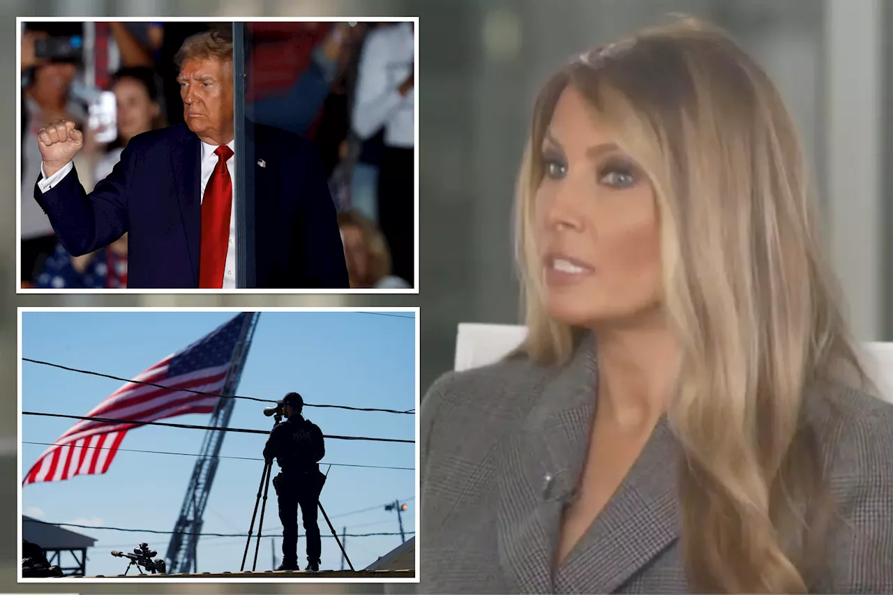 Melania Trump commends her and Donald Trump's 'great' Secret Service detail, questions 2024 polls