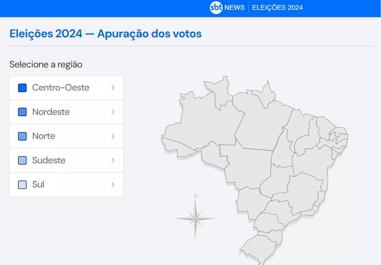 Eleições 2024: Acompanhe a apuração dos votos da sua cidade