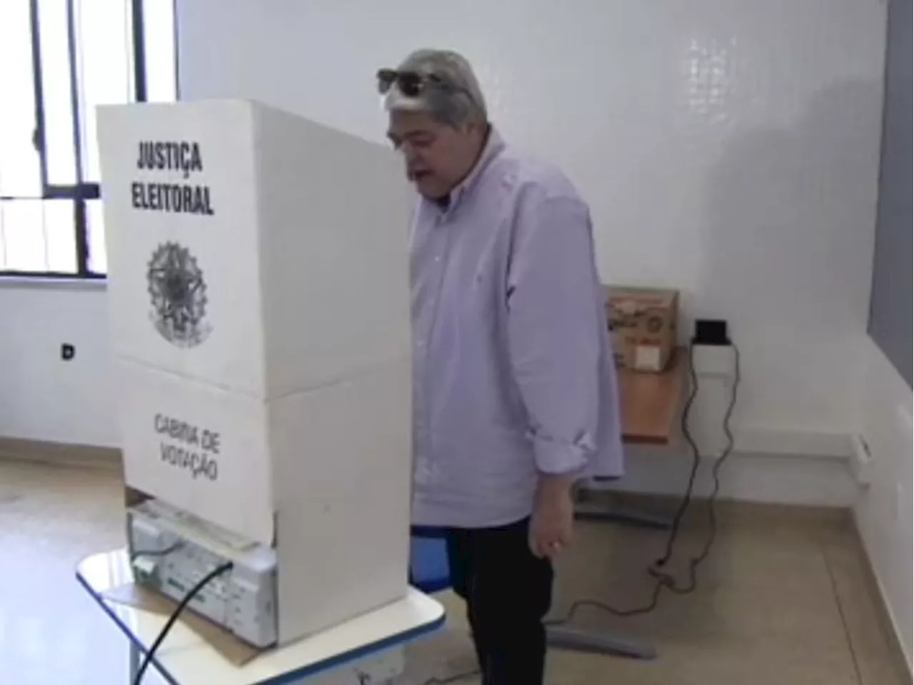 José Luiz Datena Vota nas Eleições 2024