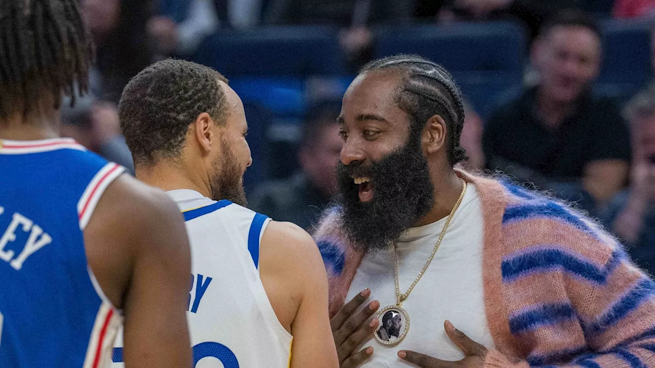 NBA Fans React to Steph Curry, James Harden Interaction