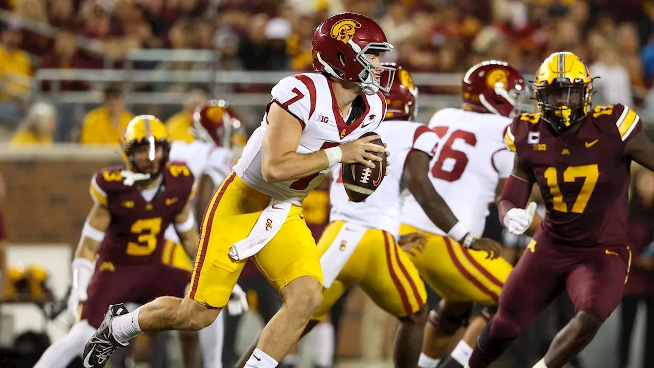 USC Trojans Quarterback Miller Moss Throws Two Interceptions in Minnesota Loss