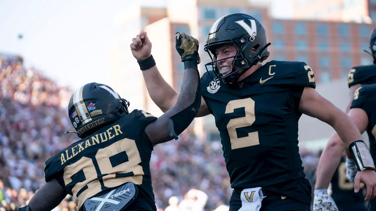 Vanderbilt Stuns No. 1 Alabama in Raucous Home Upset Over Crimson Tide