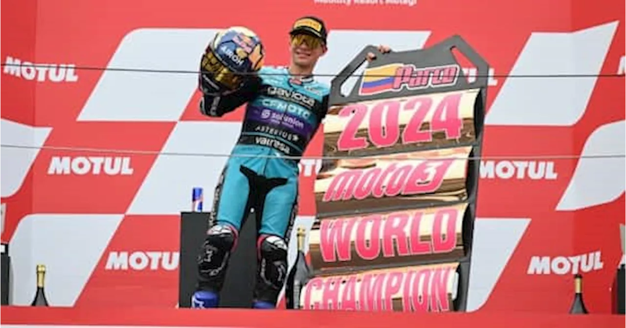 Moto3, David Alonso vince il GP Giappone: è campione del mondo. HIGHLIGHTS