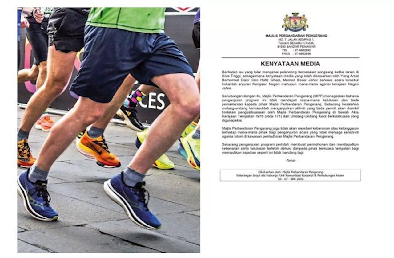 Pengerang Fun Run Organisers Did Not Obtain Permit