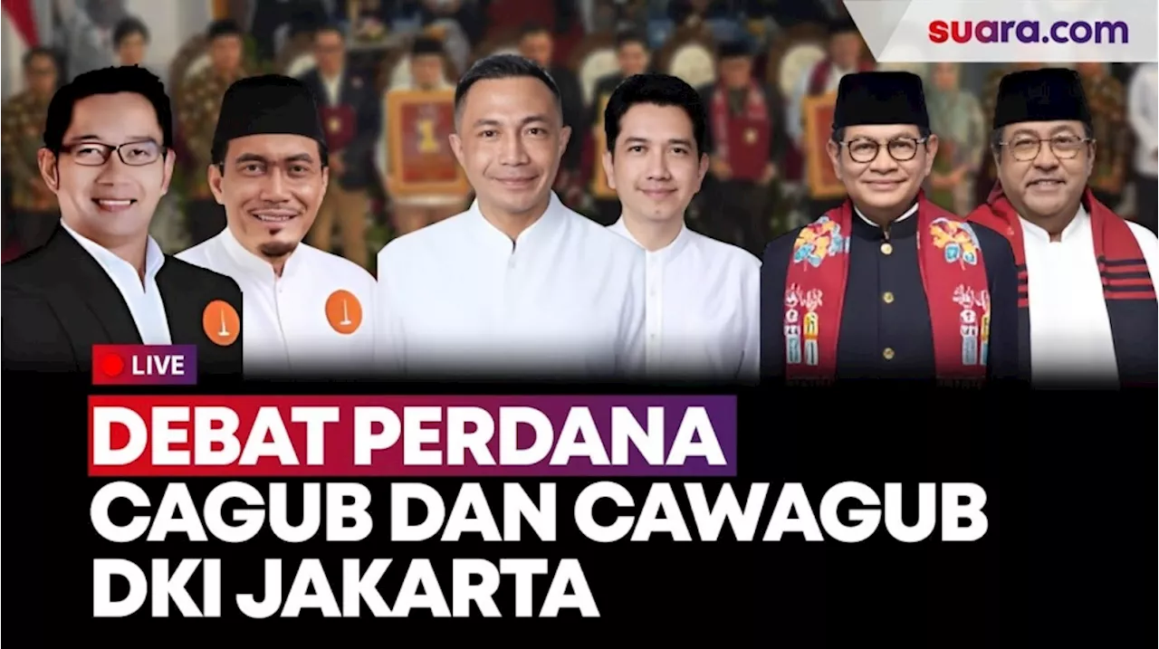 Link Nonton Debat Perdana Pilgub DKI 2024 Penguatan SDM dan Ubah Jakarta Jadi Kota Global