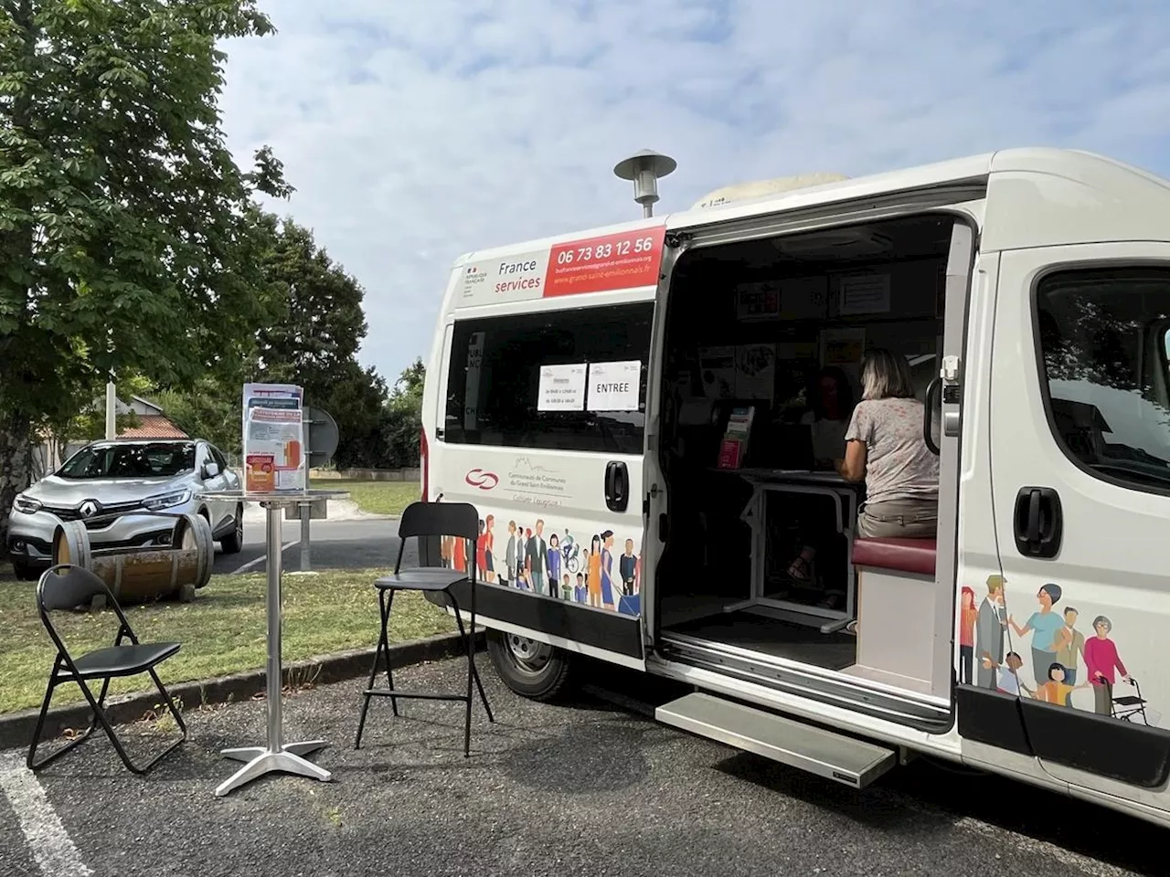 Le Bus France services sillonne le Grand Saint-Émilionnais