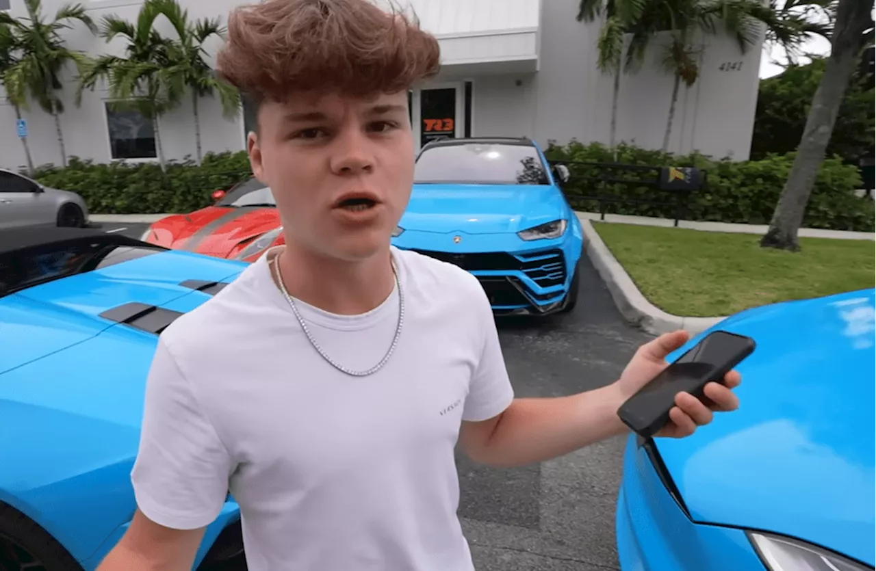 Watch moment young millionaire influencer crashes £100k McLaren supercar while on the phone...