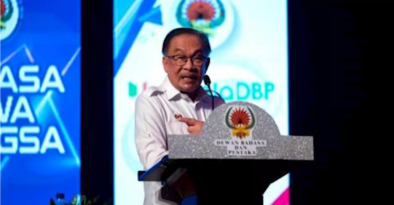 PM Anwar Ibrahim criticises elite groups for undermining Bahasa Melayu