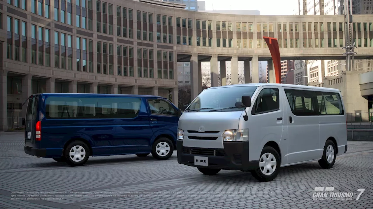 Yes, that’s a Toyota Hiace Commuter in Gran Turismo 7