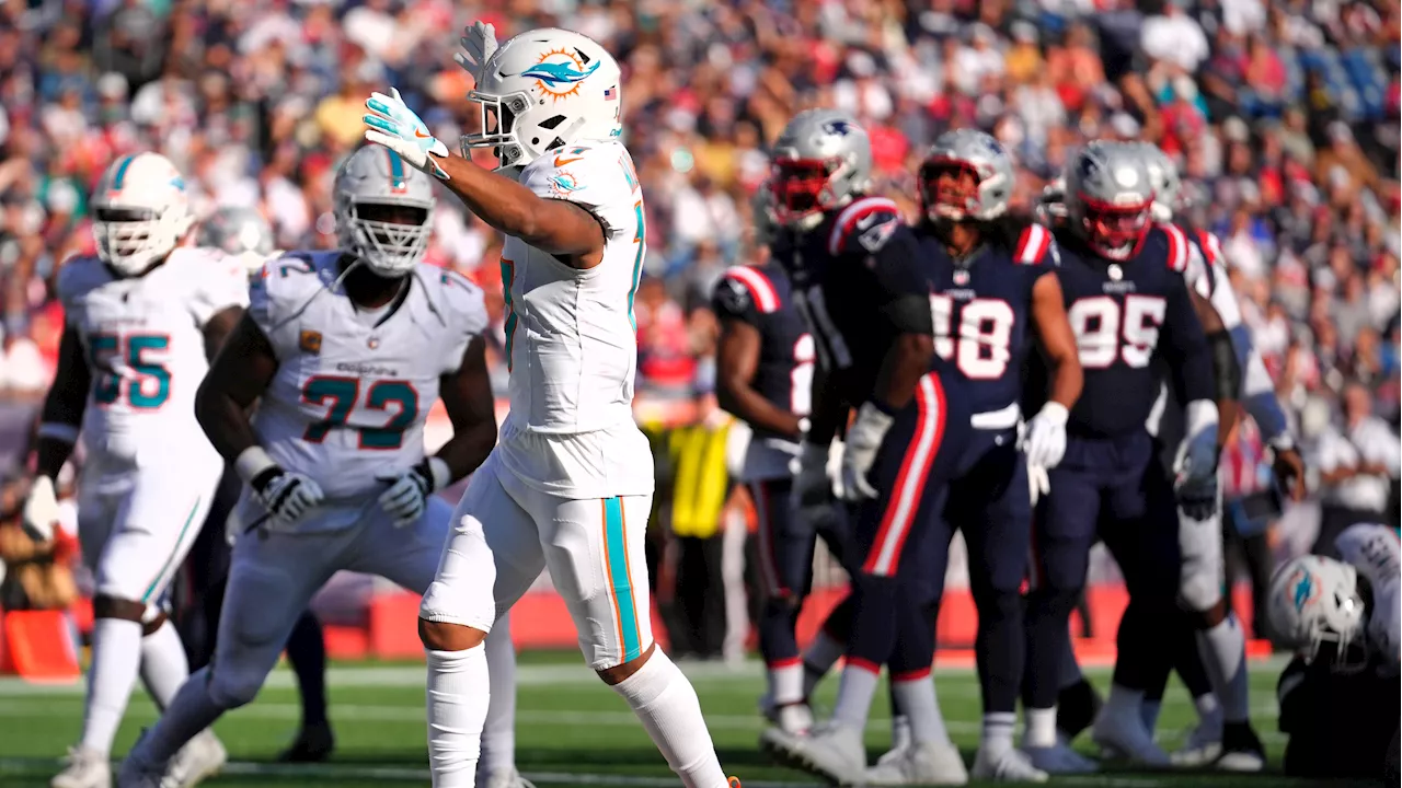 Dolphins pick up sloppy victory over Patriots