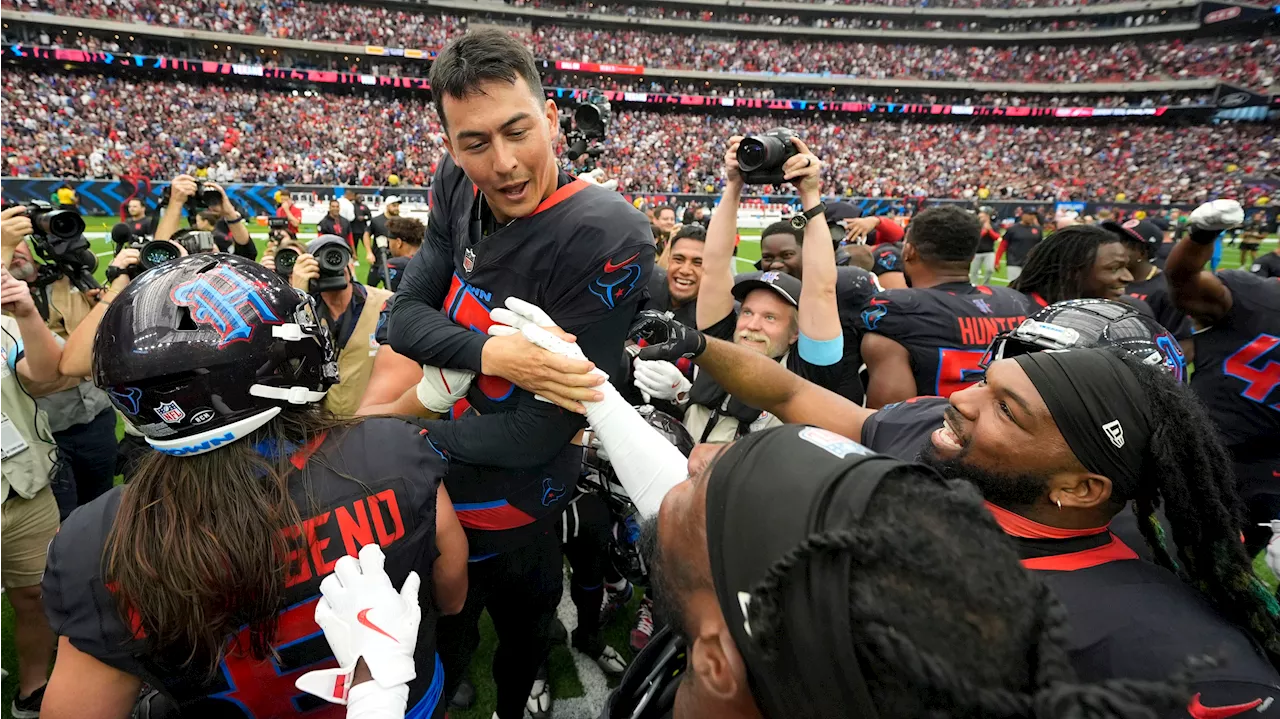 Fairbairn's 59-yard field goal as time expires gives Texans win over Bills