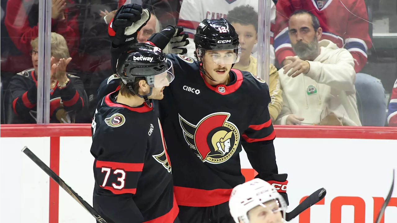 Pinto nets hat trick to lead Senators past Canadiens