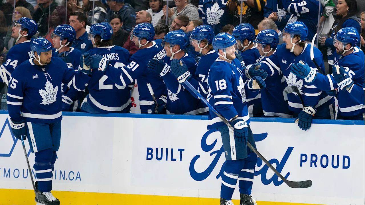 Tavares, Matthews lead Maple Leafs to win over Red Wings