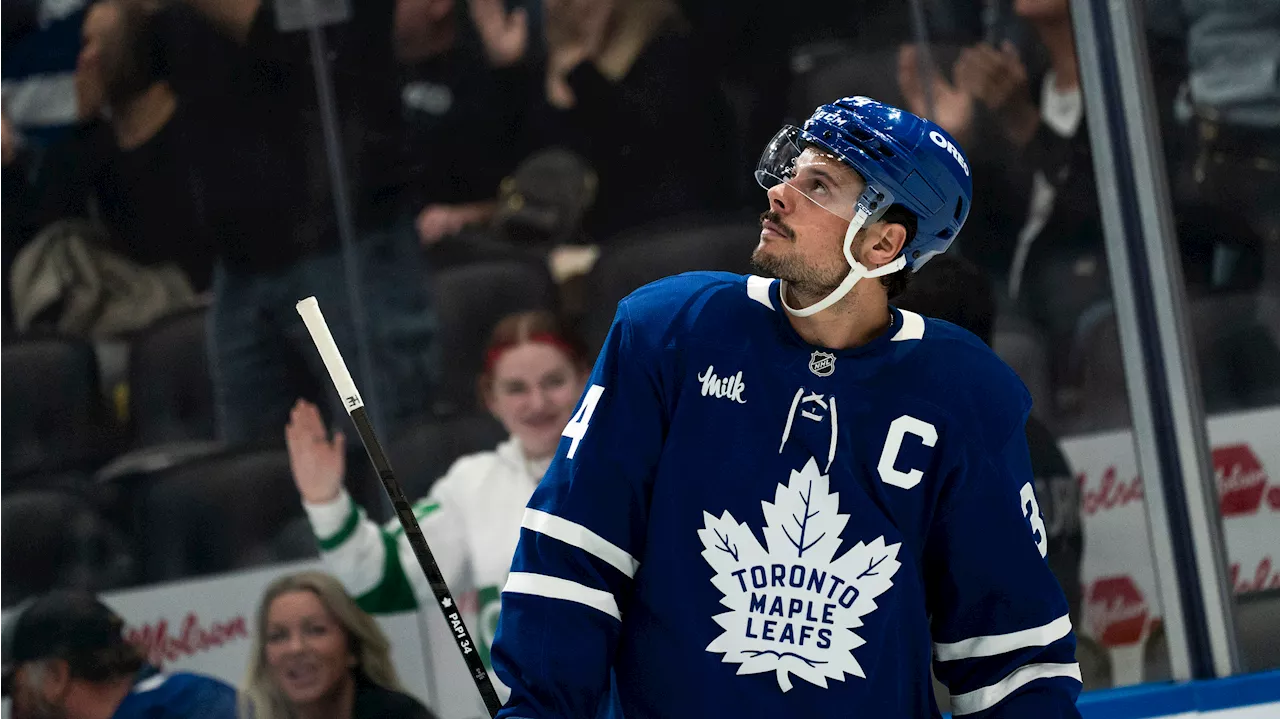 With strong performance on Saturday, Matthews is ready to lead Maple Leafs