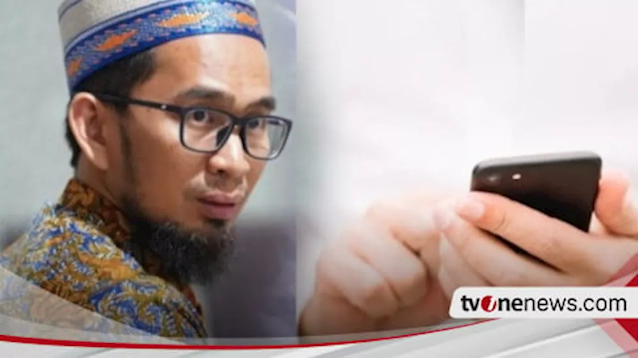 Tolong Mulai Sekarang Jangan Suka Bawa Handphone Ketika Shalat, Kata Ustaz Adi Hidayat Bisa Berakibat Fatal ...