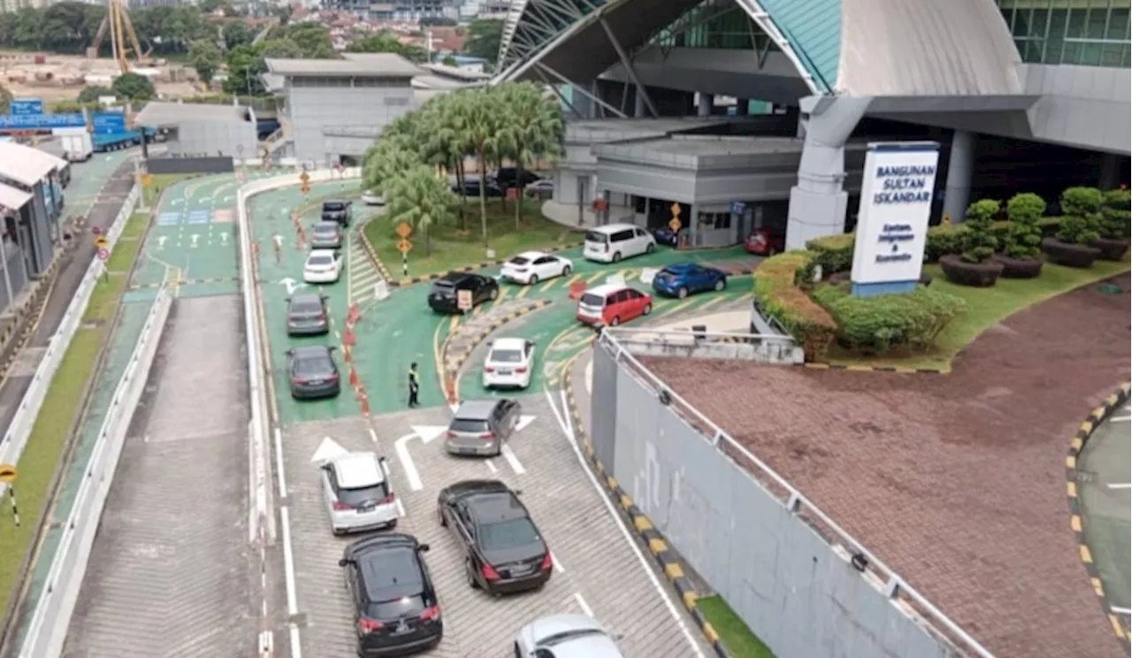 Kemasukan kenderaan Singapura kembali normal susulan tiada saman serta-merta dikenakan