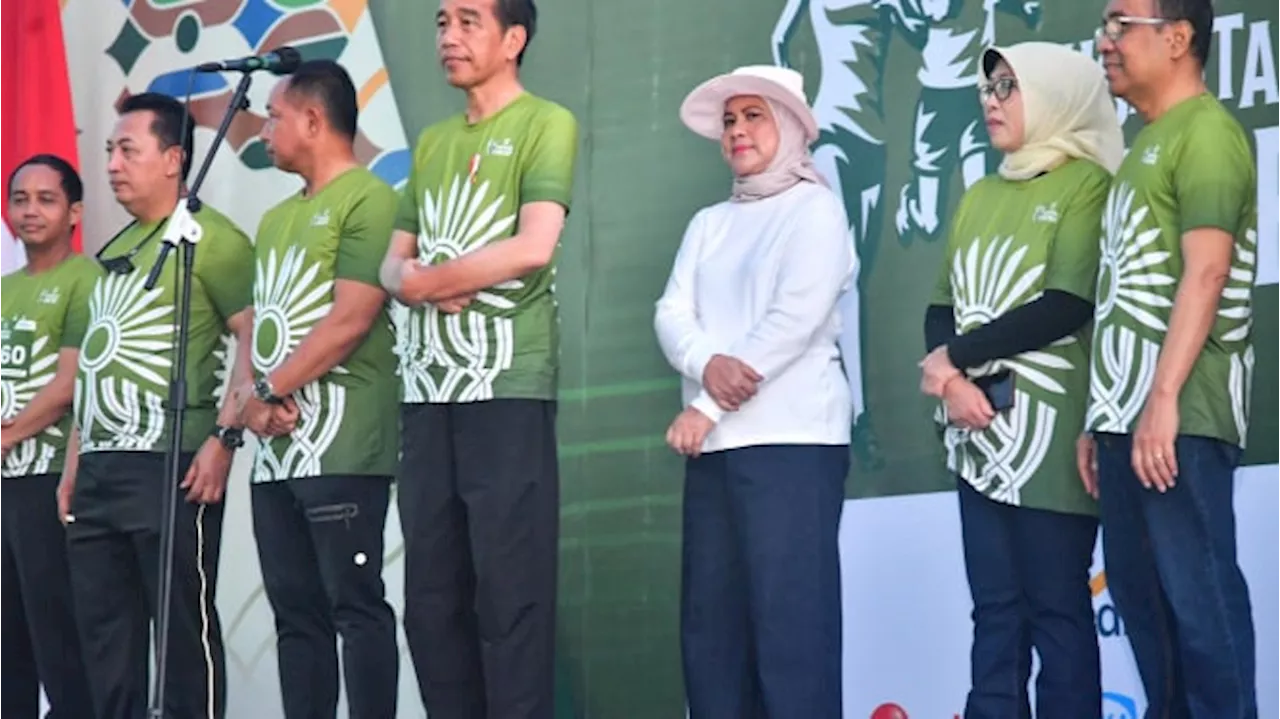 Jokowi Dorong Banyak Acara Keramaian di IKN Usai Buka Nusantara TNI Fun Run