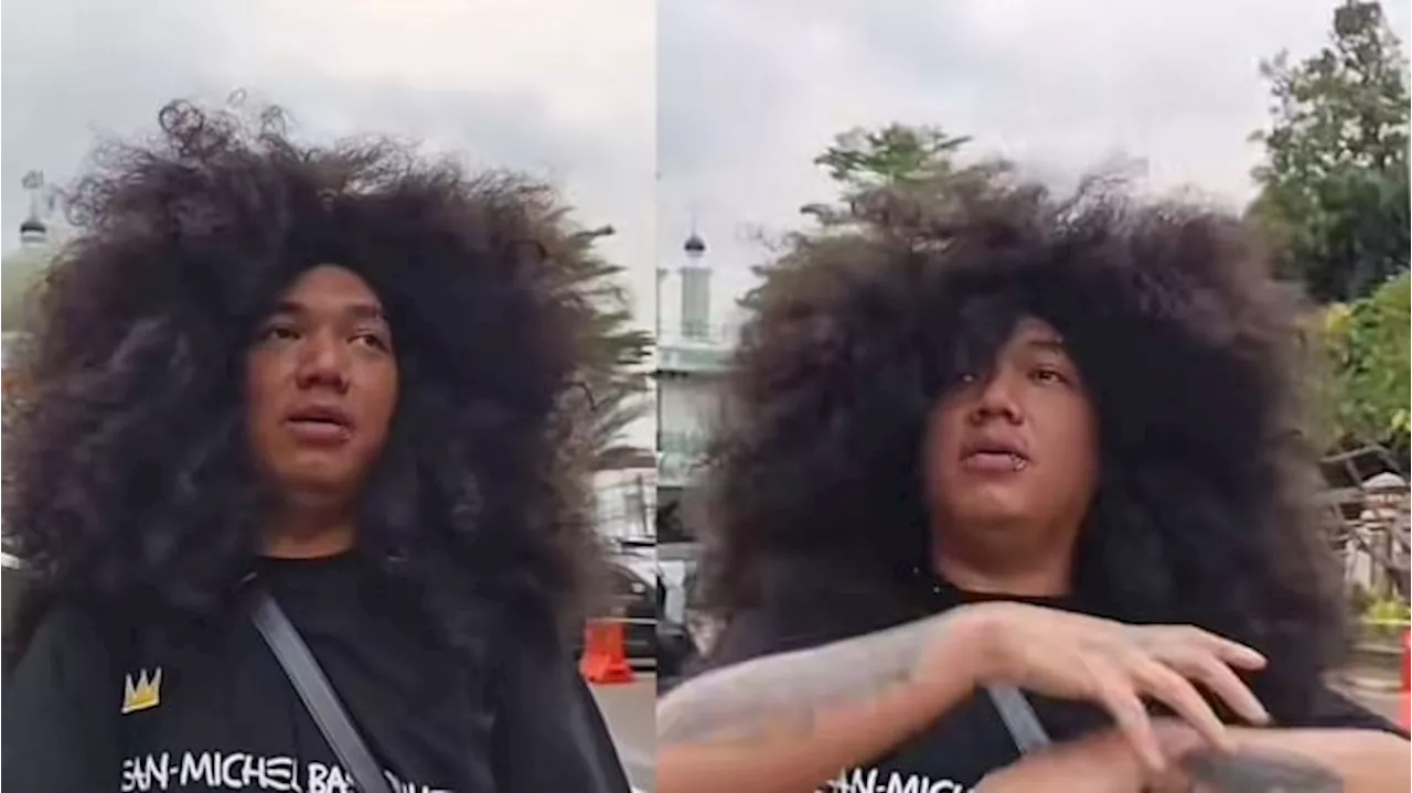 Mail Syahputra, Asisten Nikita Mirzani Cosplay Jadi Vadel Badjideh dengan Wig Kribo