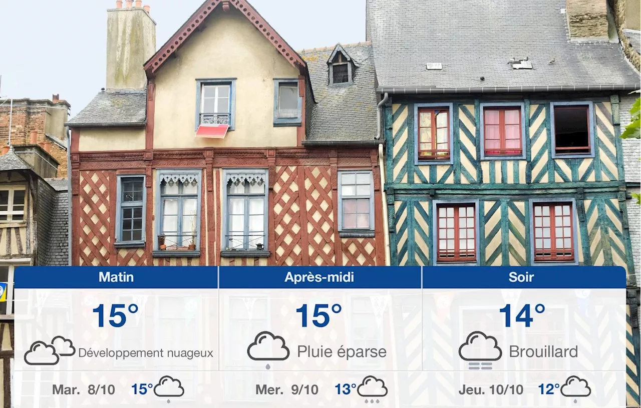 Météo Rennes: prévisions du lundi 7 octobre 2024