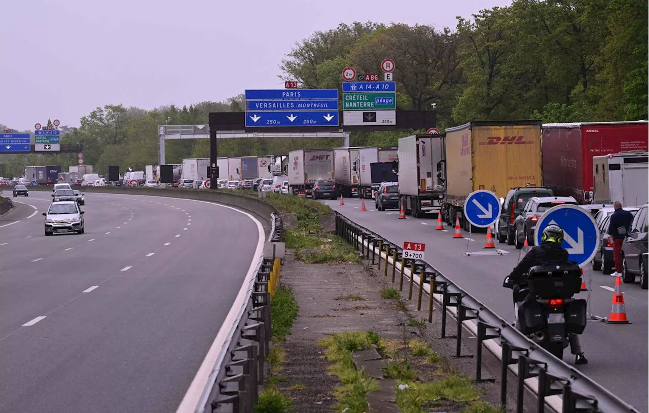 Accouchement improvisé sur l'autoroute A13