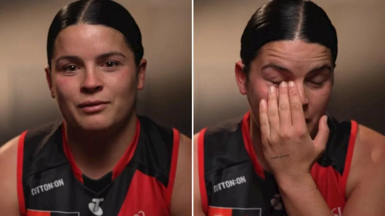 Maddy Prespakis makes raw admission on body-image struggles as AFLW rallies around Essendon star