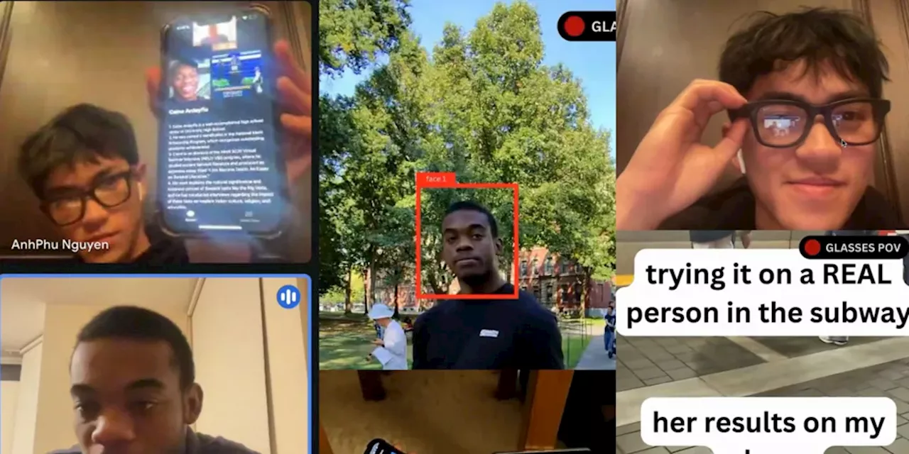 Dos estudiantes de Harvard modifican las gafas de Meta y el resultado es sacado de Black Mirror: «Es una pe...