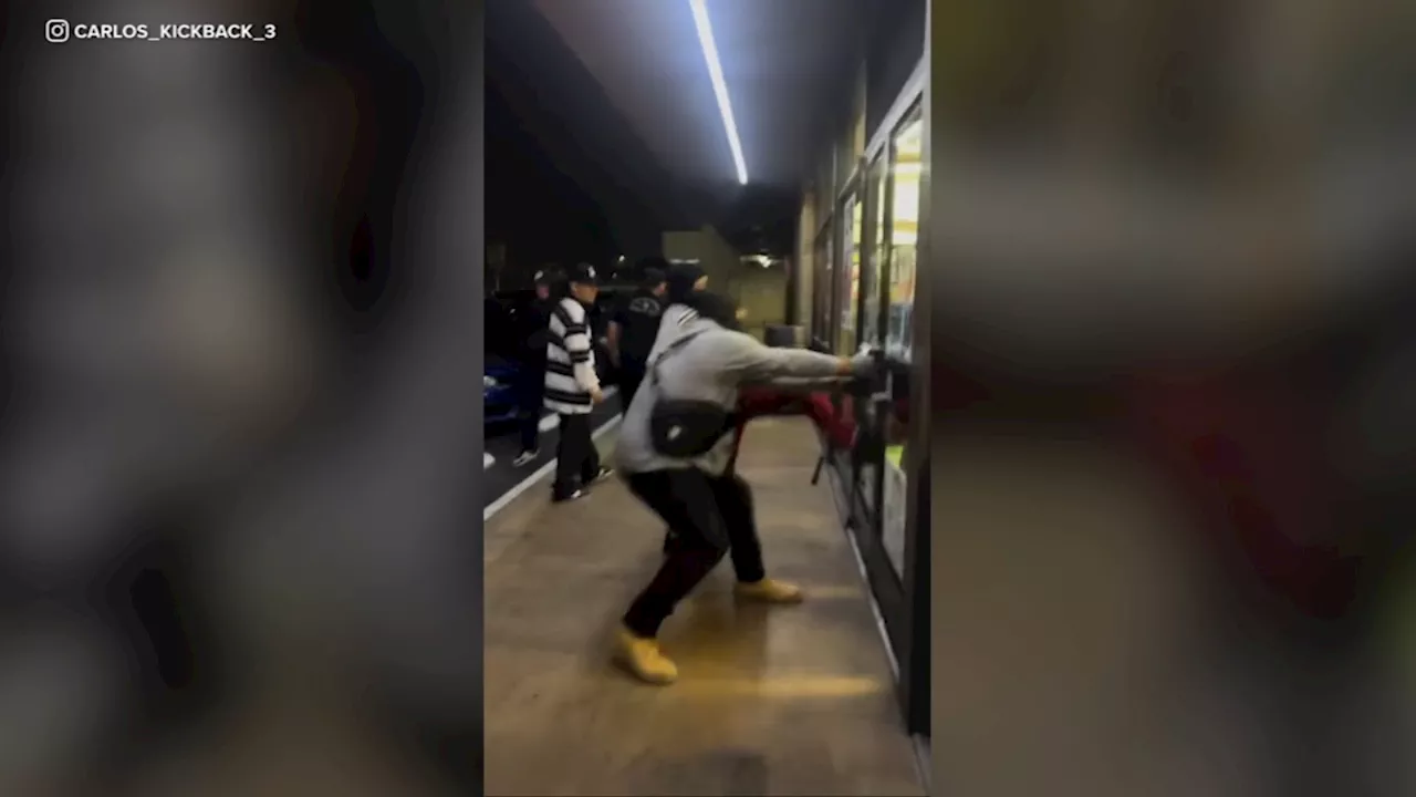 7-Eleven clerk in Anaheim attacked during 'takeover robbery' caught on video