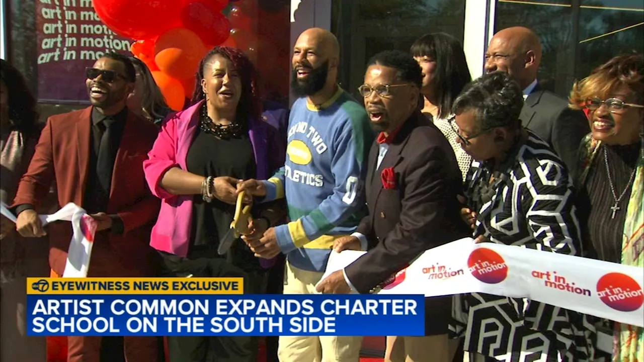 Grammy winning artist Common expanding South Side school, gives exclusive tour of new space